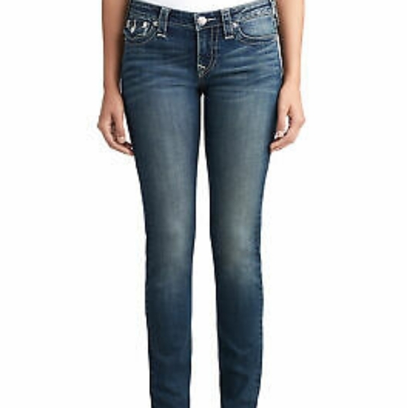 True Religion Billy Jeans Style # 10-572TS 98% Cotton Size 28 - Picture 2 of 13